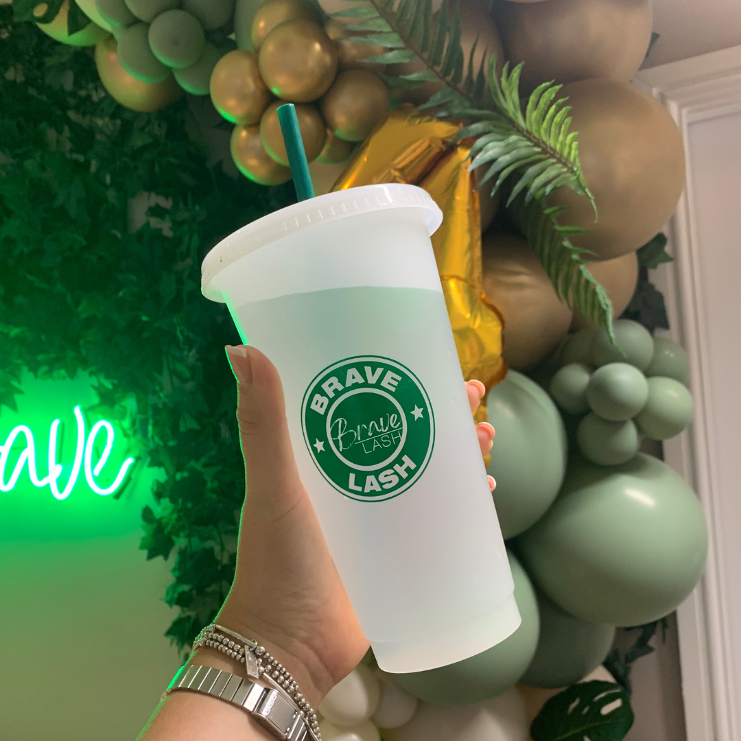 starbucks inspired sippy cup for lash techs